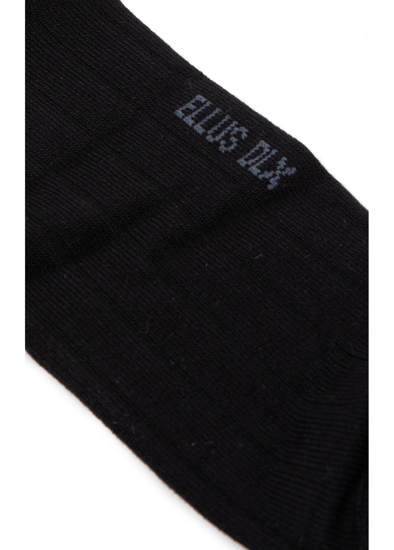 Meia Ribbed Ellus Preto