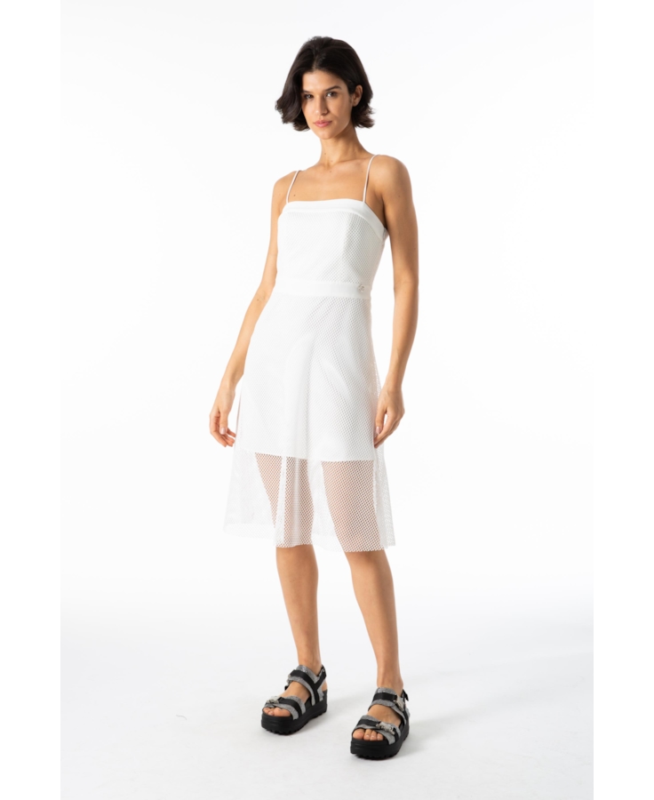Mesh Strapp Knee Branco
