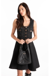 Mini Hobo Bag Blair Ellus Preto