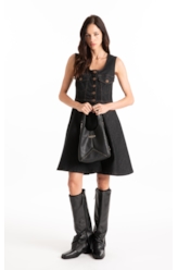Mini Hobo Bag Blair Ellus Preto