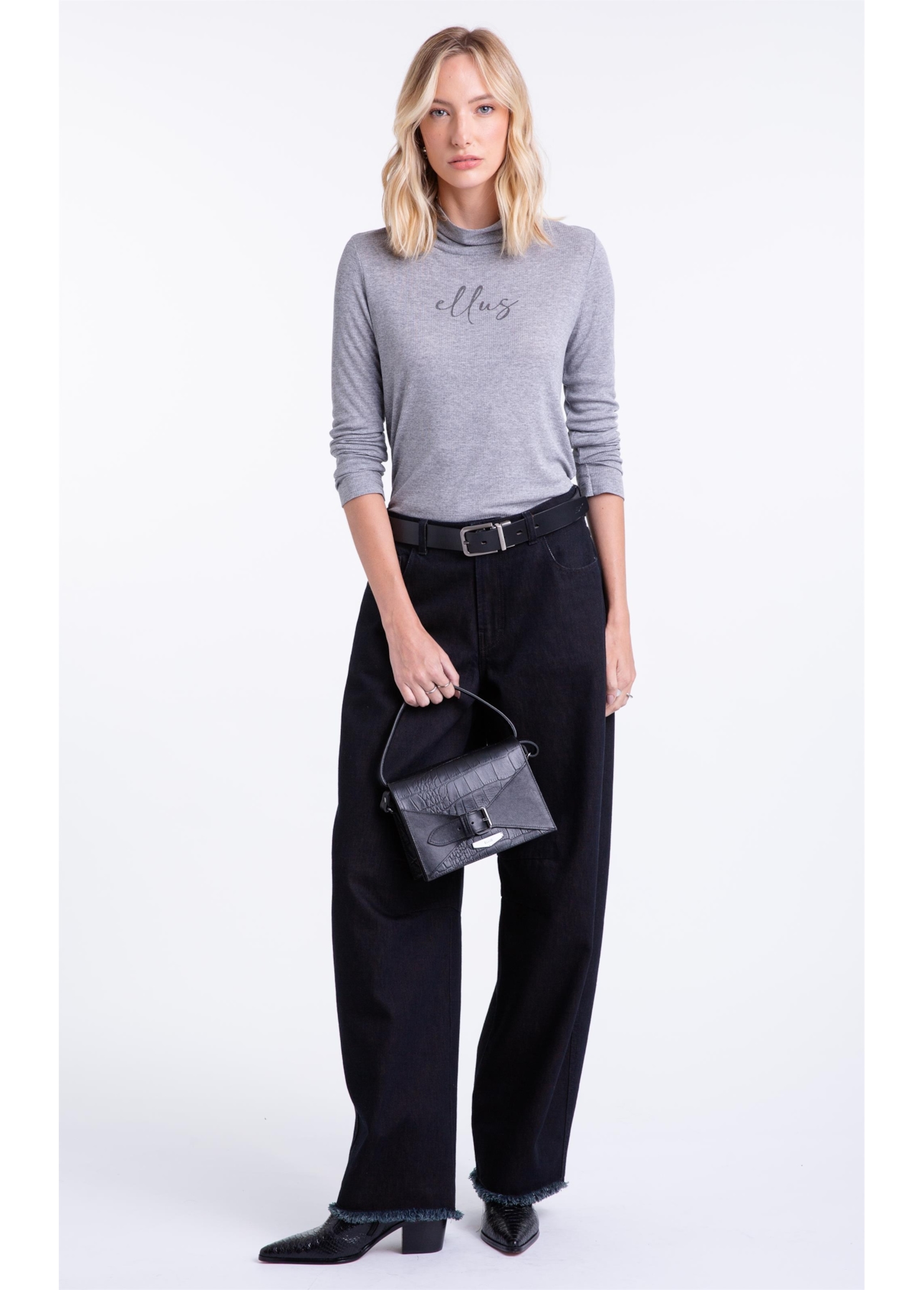 Mini Satchel Bag Eilein Ellus Preto