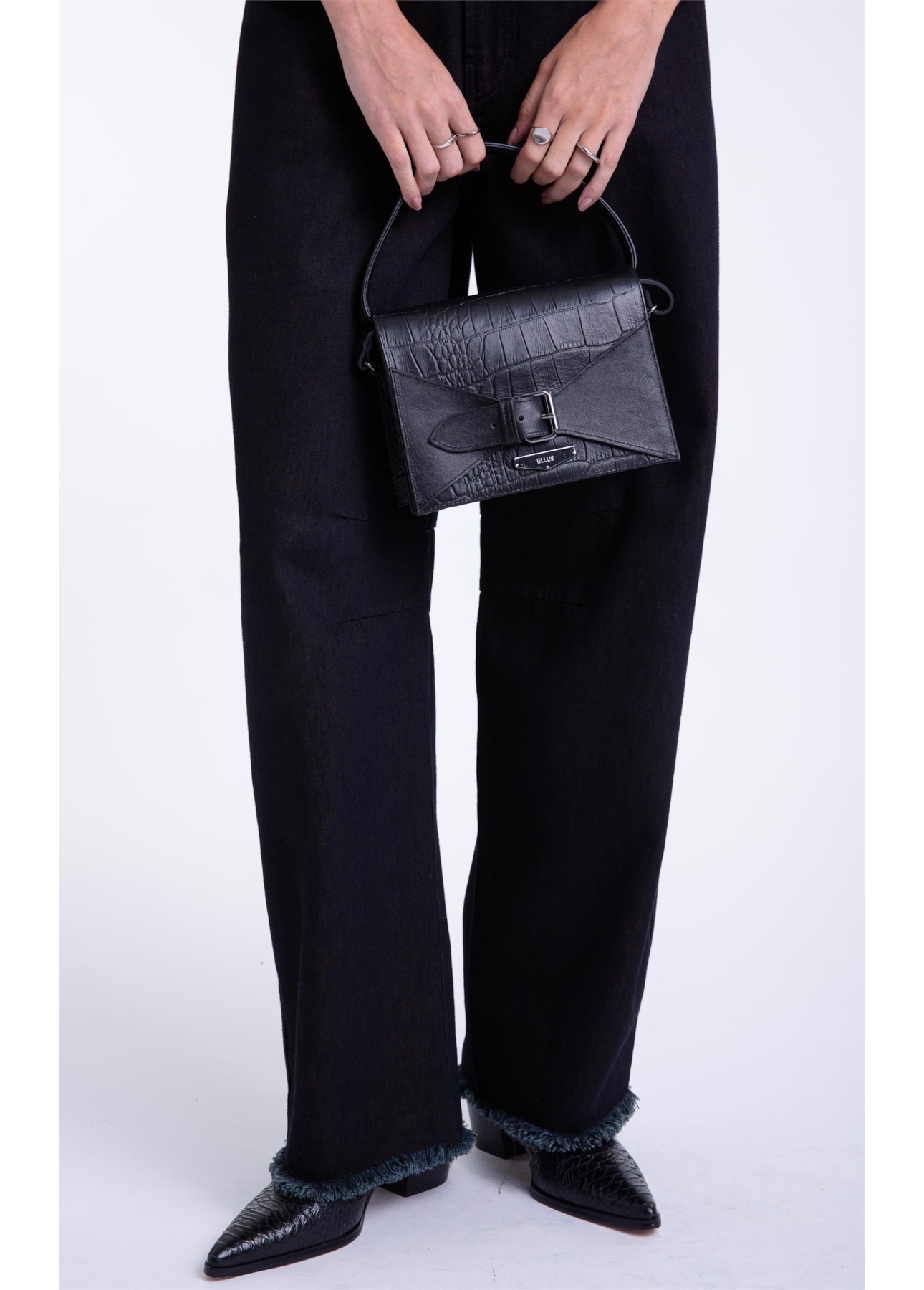 Mini Satchel Bag Eilein Ellus Preto