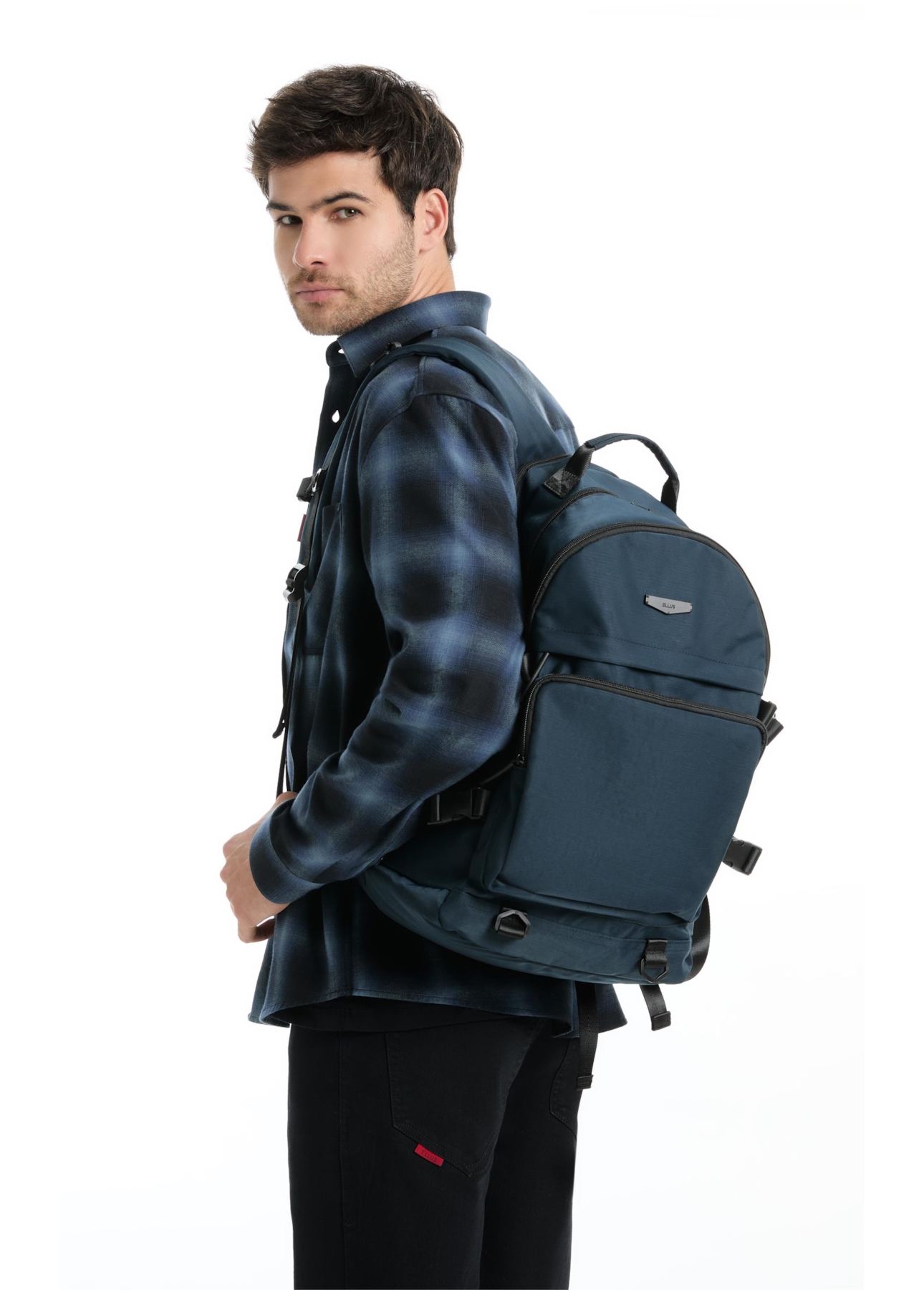 Mochila Backpack Atlantis Nylon Ellus Marinho