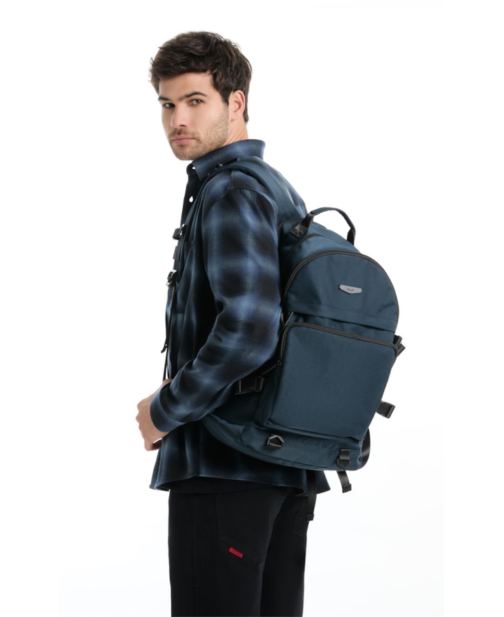 Mochila Backpack Atlantis Nylon Ellus Marinho