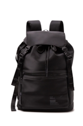 Mochila Backpack Nylon Signature Detail Ellus Preto