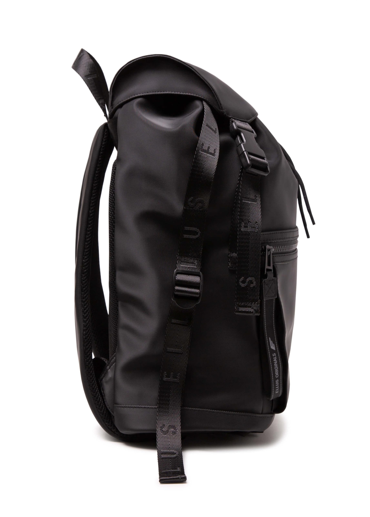 Mochila Backpack Nylon Signature Detail Ellus Preto
