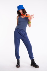 Moletinho Ellus Army Jogger Gd Purple Blue