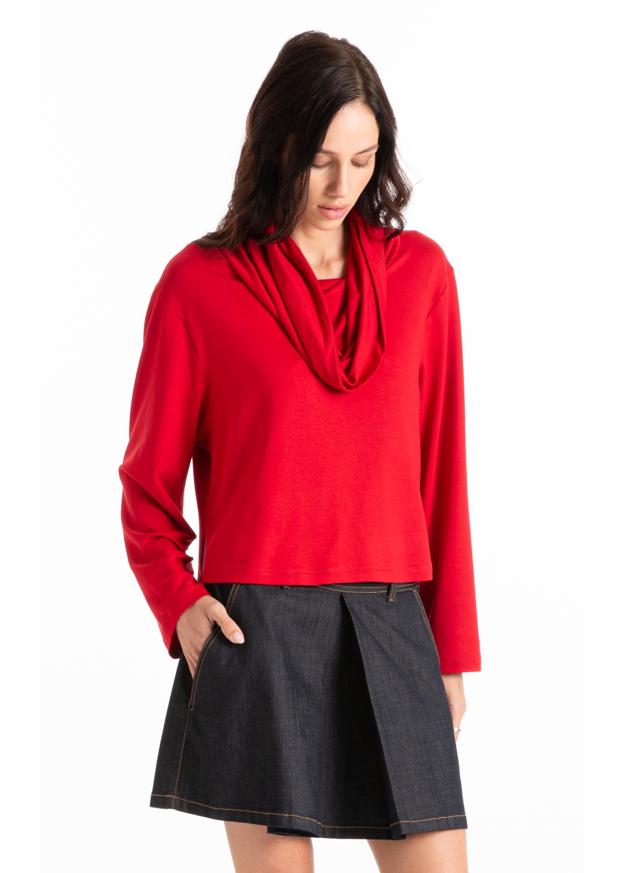 Moletinho Heavy Boxy Sweater Cereja