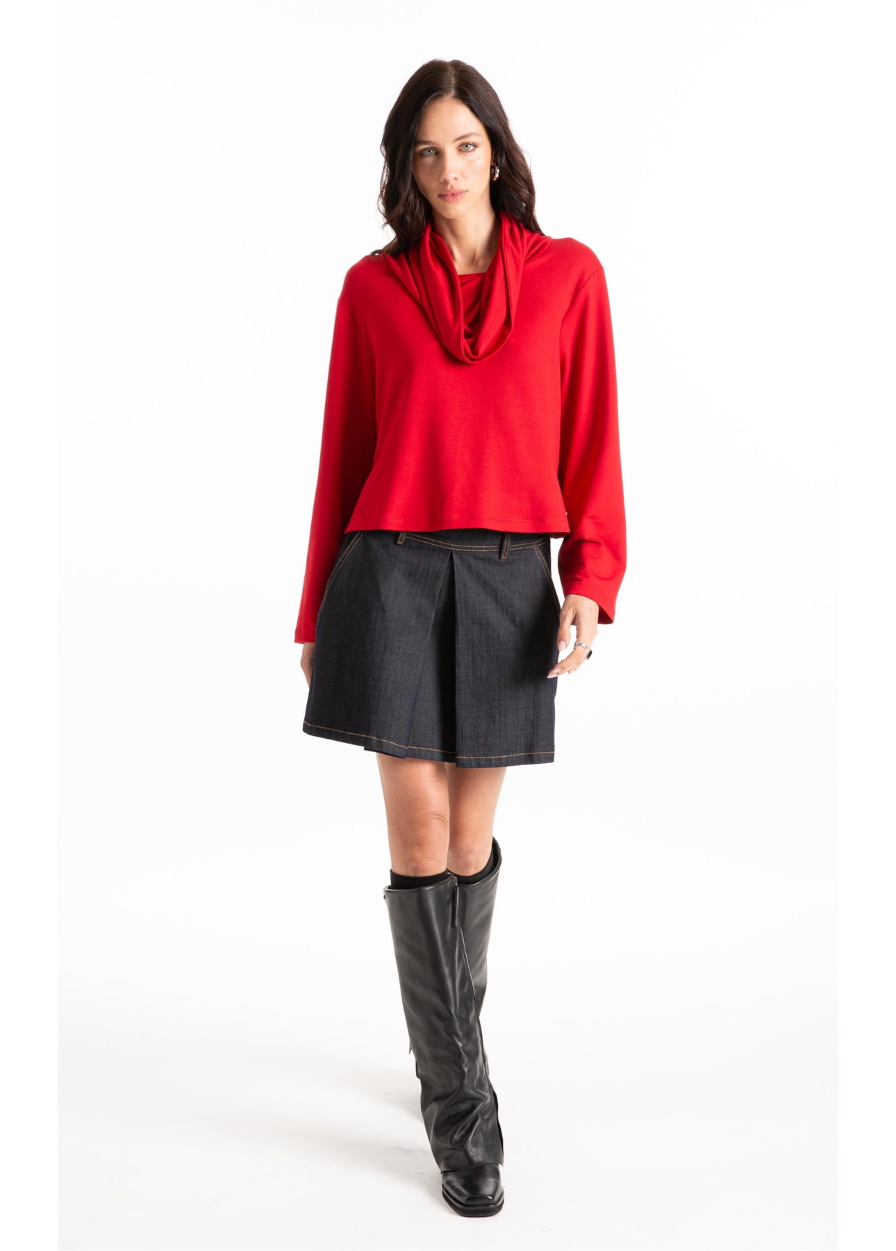 Moletinho Heavy Boxy Sweater Cereja