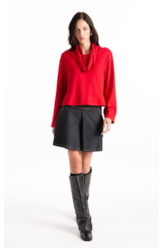 Moletinho Heavy Boxy Sweater Cereja