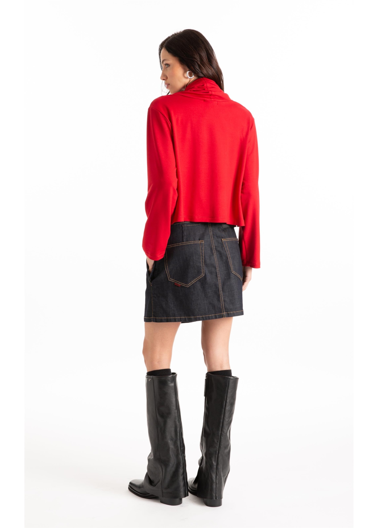 Moletinho Heavy Boxy Sweater Cereja