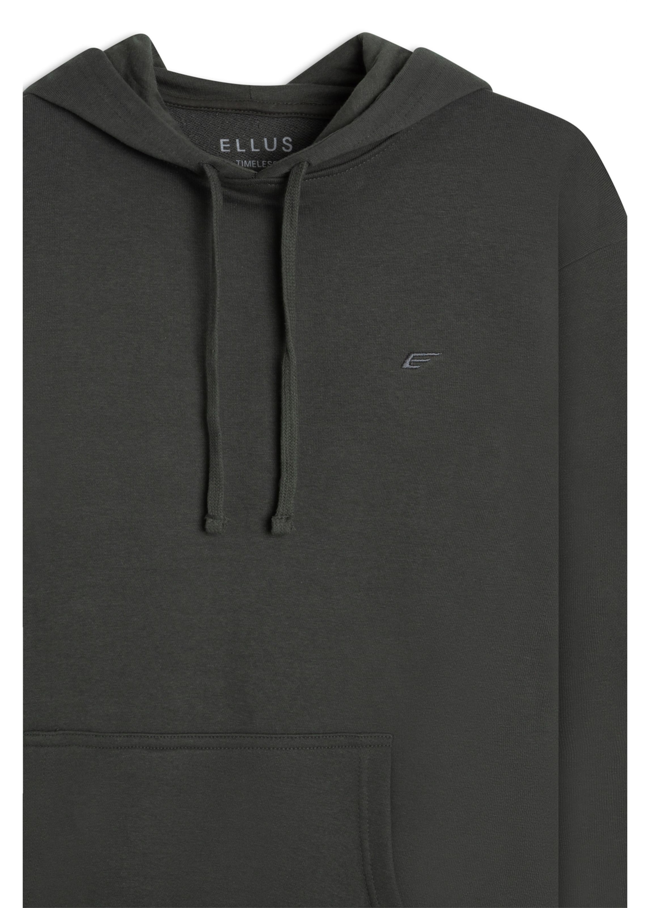 Moletom Basic Easa Capuz Verde Militar