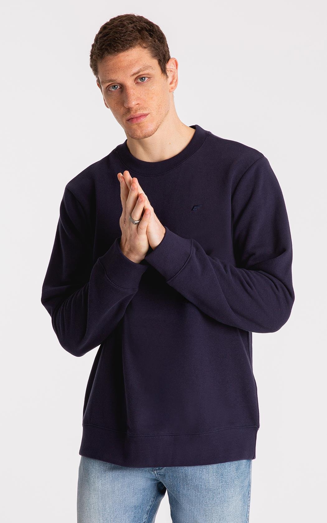 トップス isaboulder 23aw 11747391 Moletom Basic Easa Ellus Dark Navy