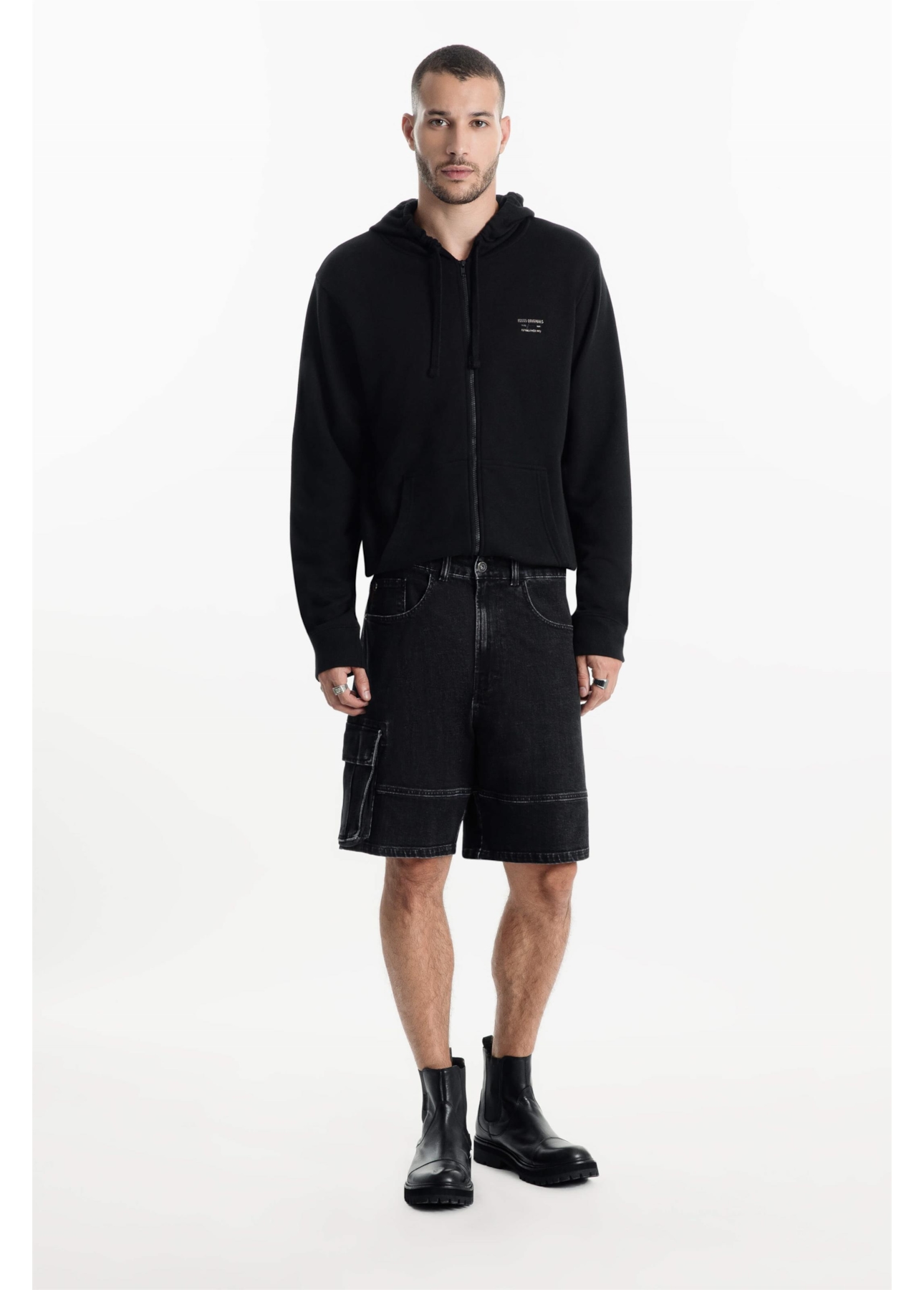 Moletom Basico Costum Preto