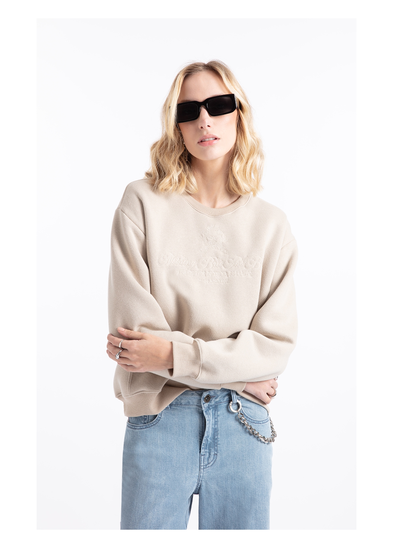 Moletom Brushed Areia