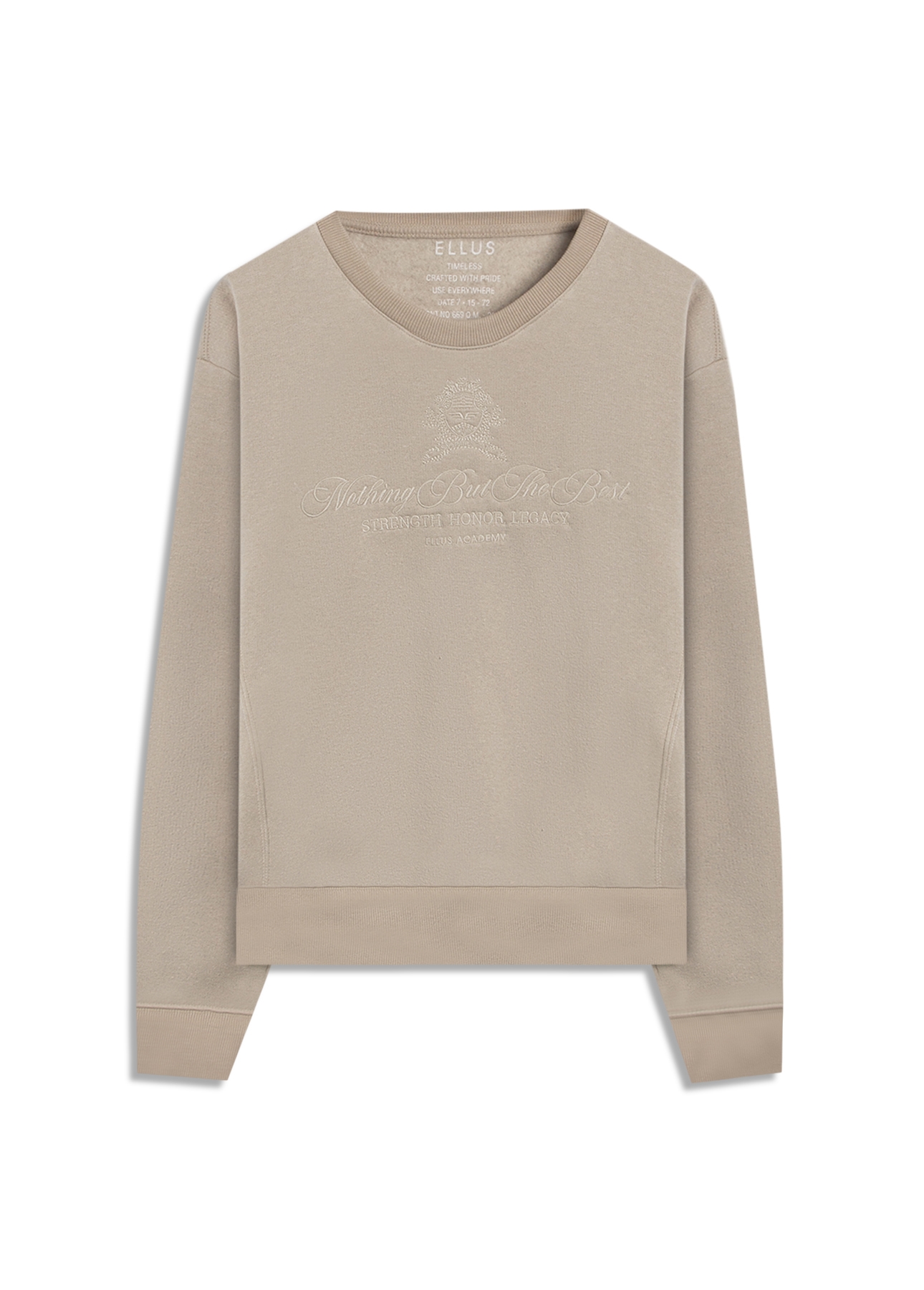 Moletom Brushed Areia