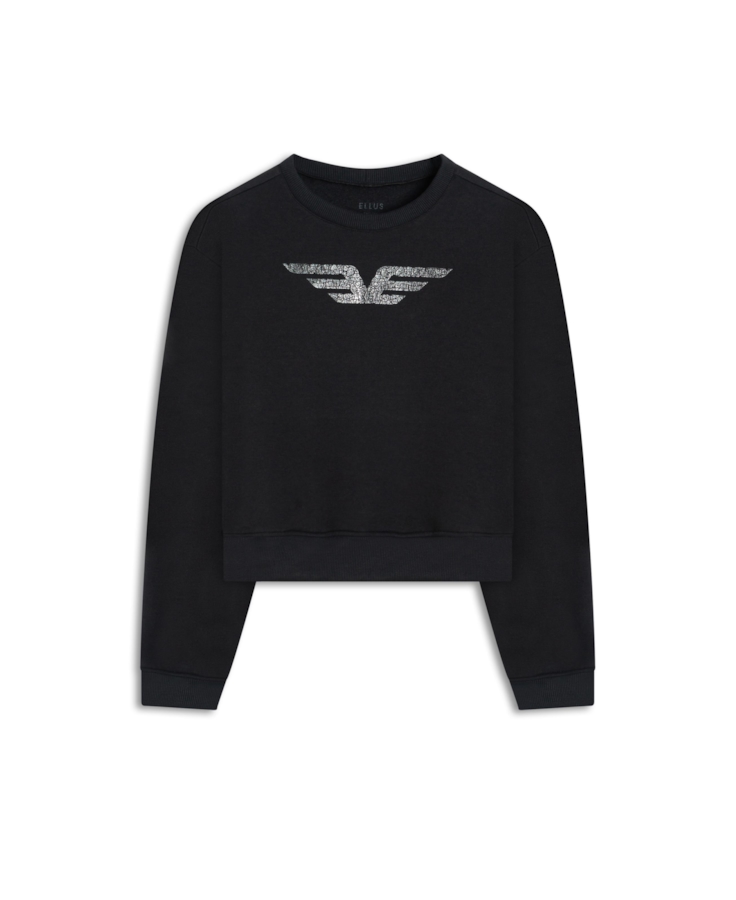 Moletom Brushed Fleece Easa Mirror Preto