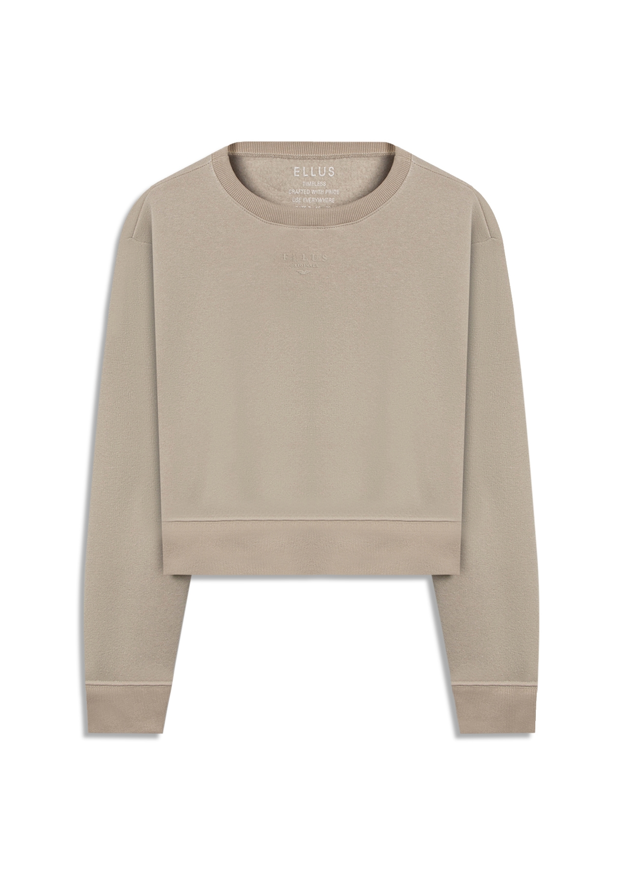 Moletom Brushed  Minimal Areia
