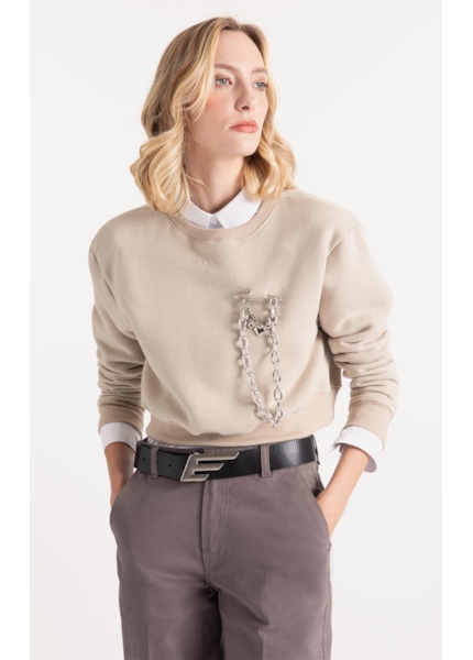 Moletom Brushed  Minimal Areia