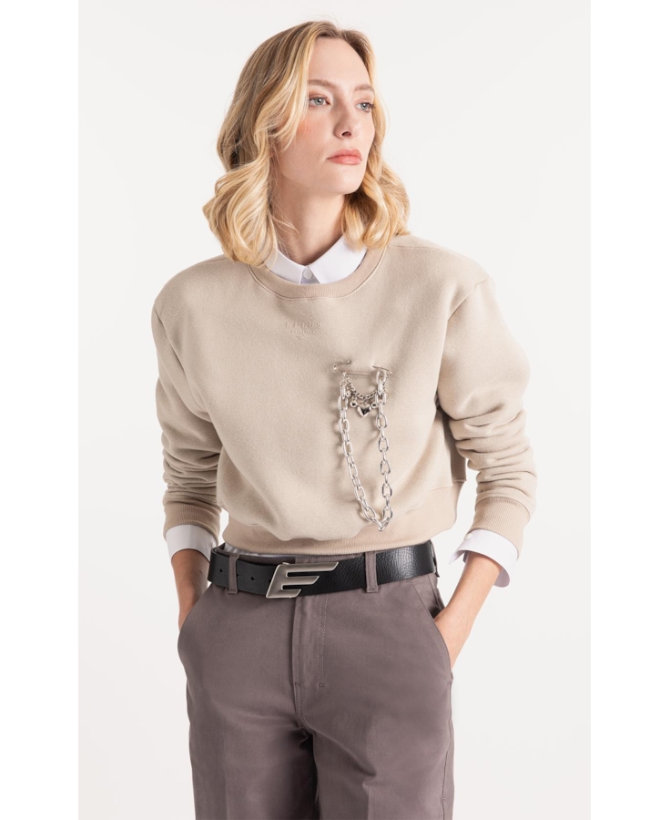 Moletom Brushed  Minimal Areia