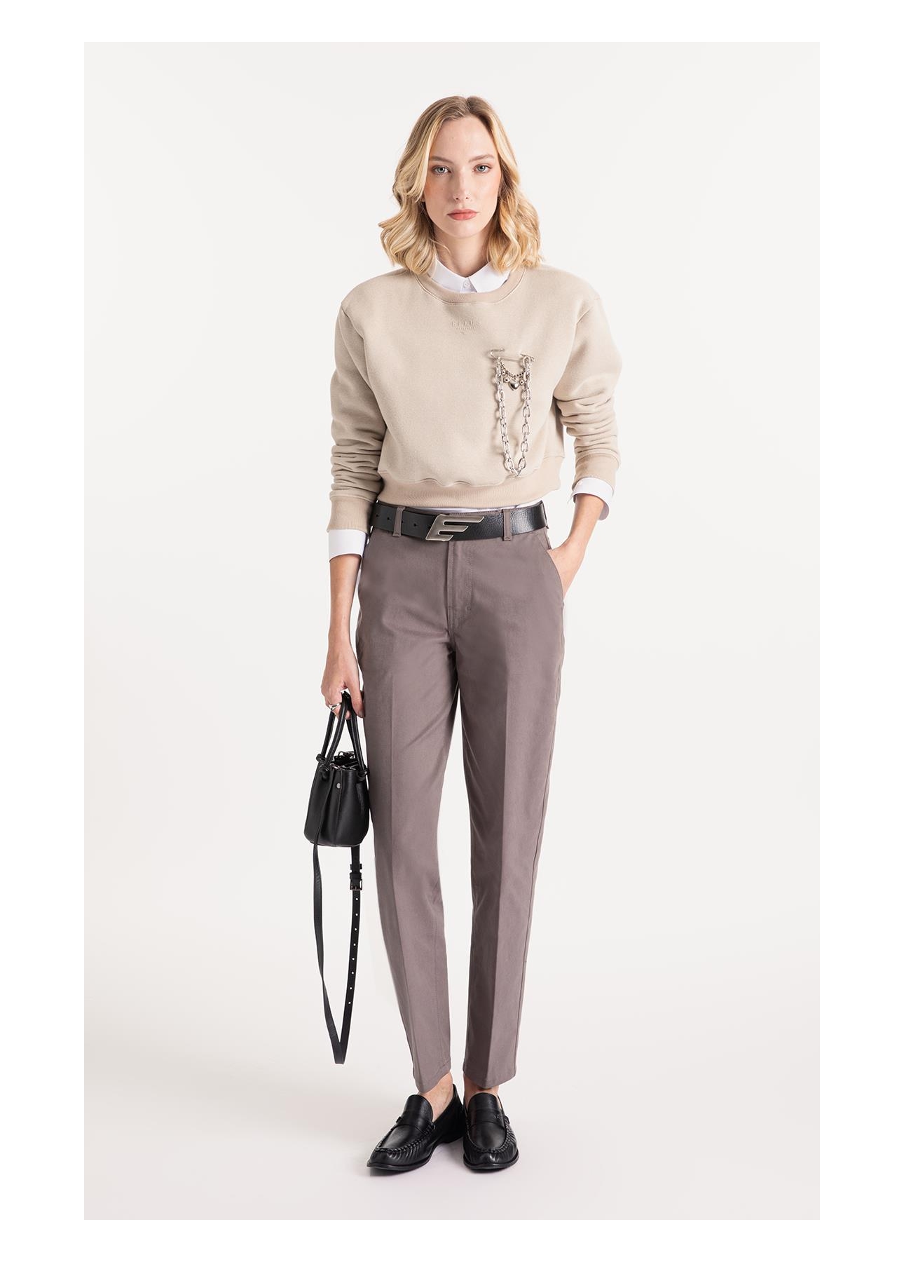 Moletom Brushed  Minimal Areia