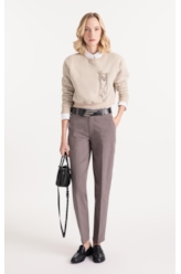 Moletom Brushed  Minimal Areia