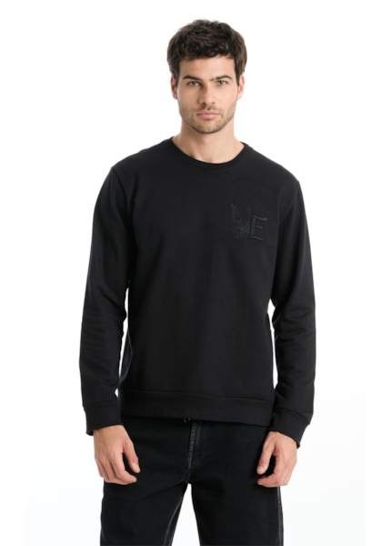 Moletom Eagle Embroidery Preto