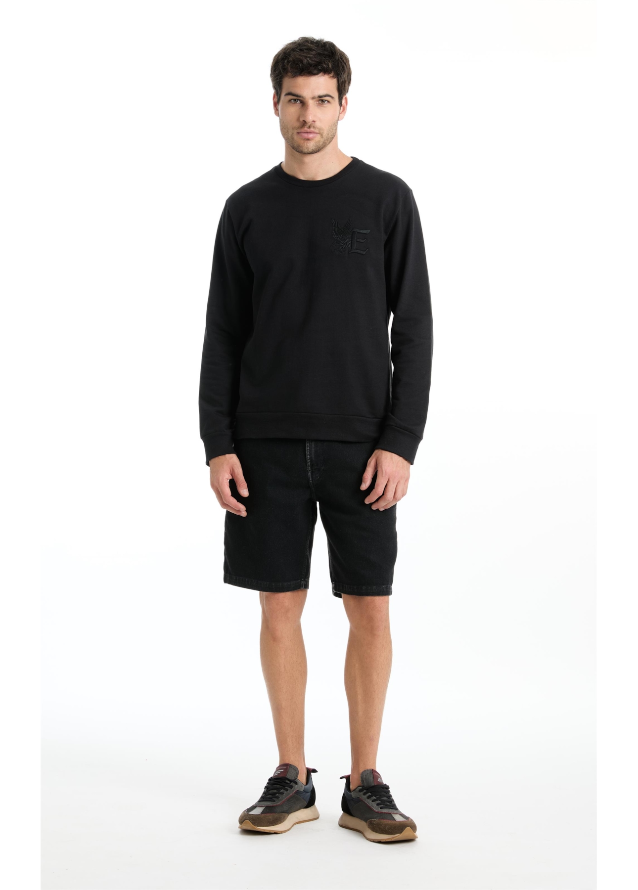Moletom Eagle Embroidery Preto