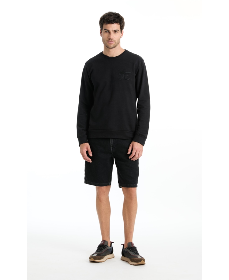 Moletom Eagle Embroidery Preto