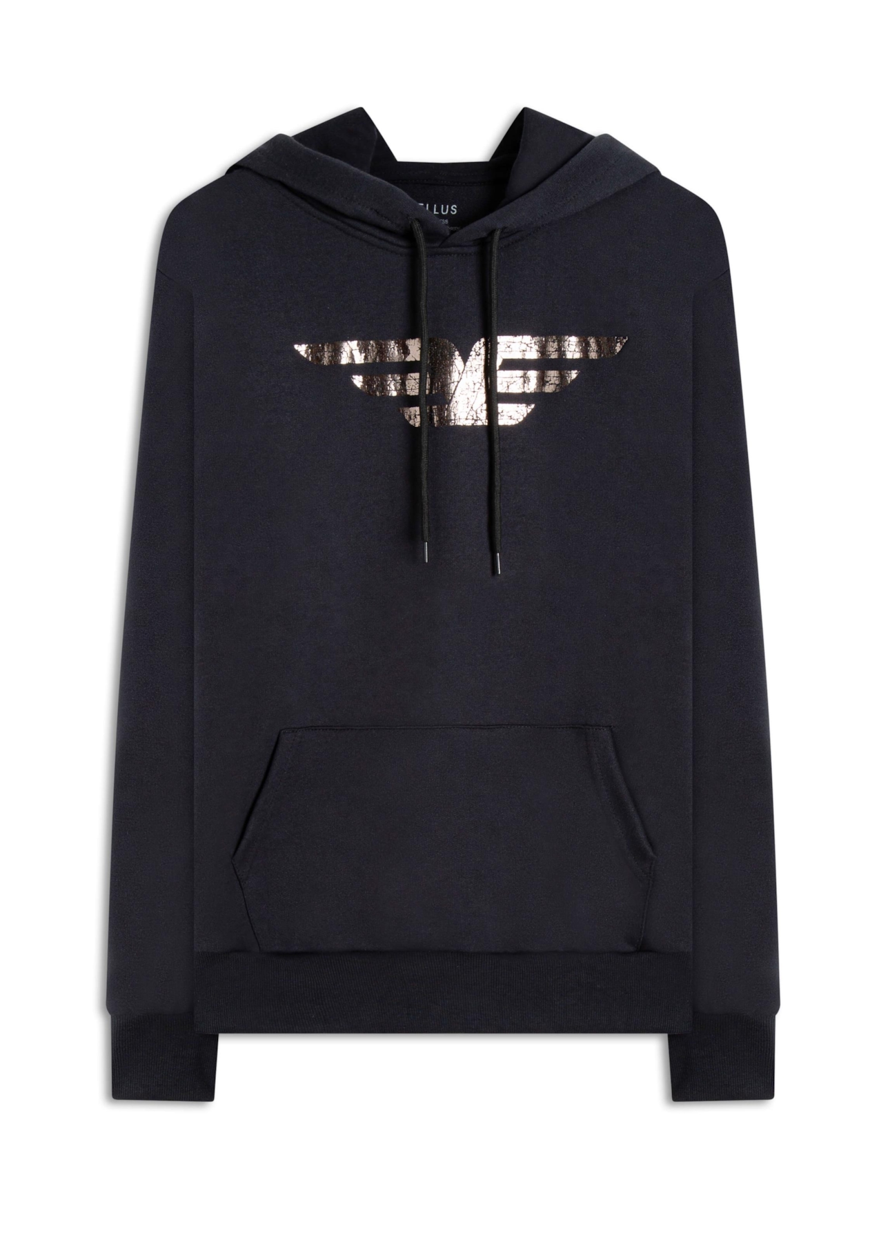 Moletom Easa Duplo Foil Capuz Preto