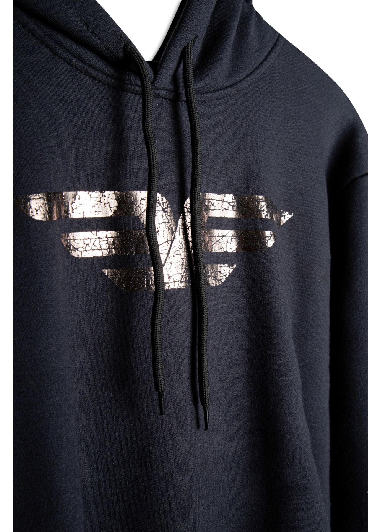 Moletom Easa Duplo Foil Capuz Preto