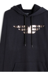 Moletom Easa Duplo Foil Capuz Preto