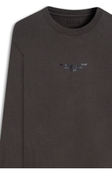Moletom Easa Mirror Foil Careca Grafite