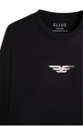 Moletom Easa Mirror Foil Preto