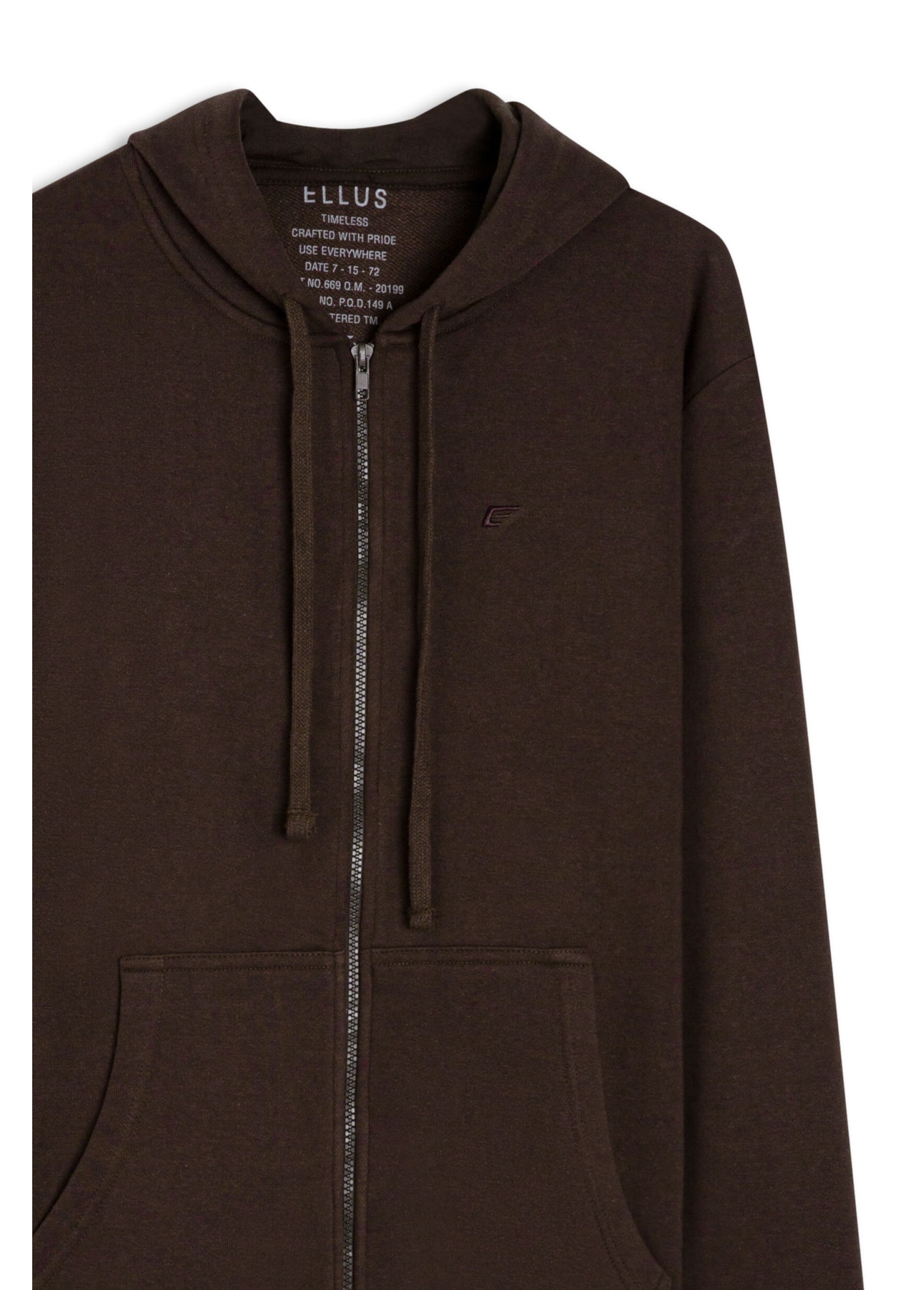 Moletom Ellus Basic Easa Marrom