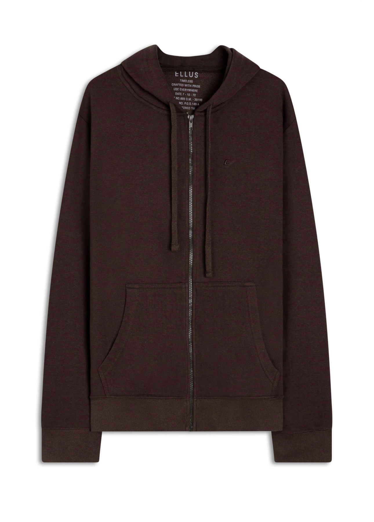 Moletom Ellus Basic Easa Marrom