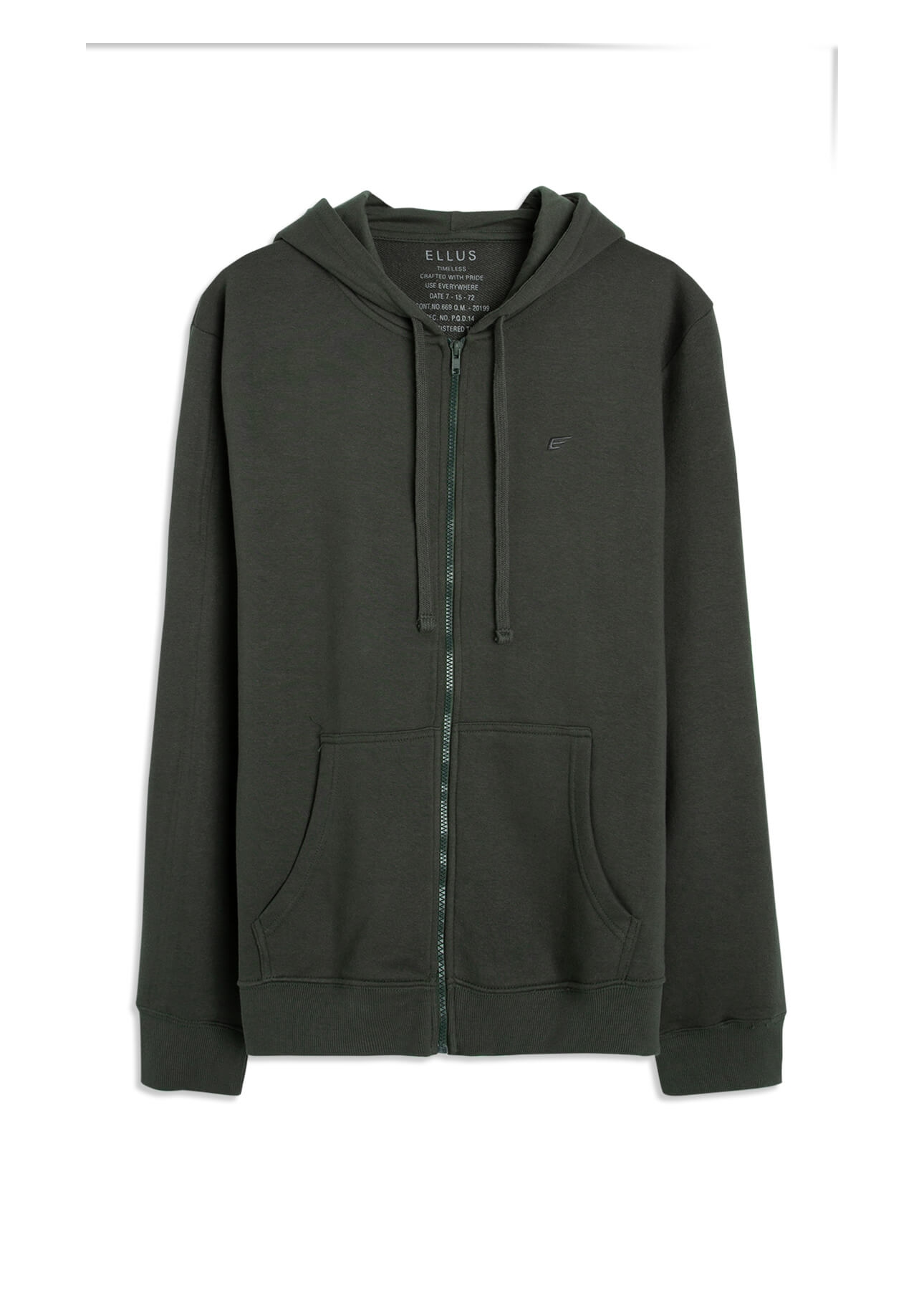 Moletom Ellus Basic Easa Verde Militar