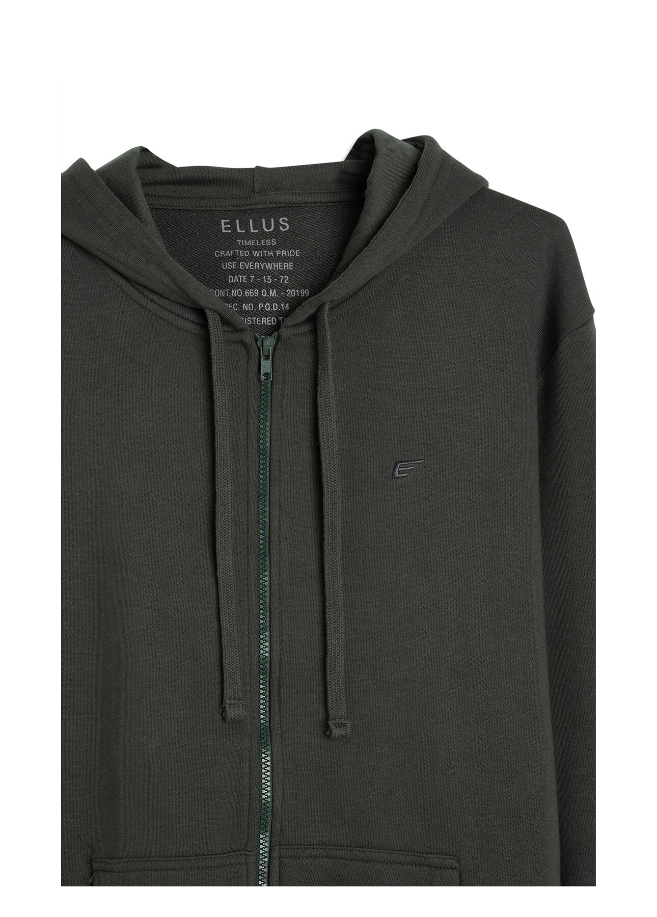Moletom Ellus Basic Easa Verde Militar