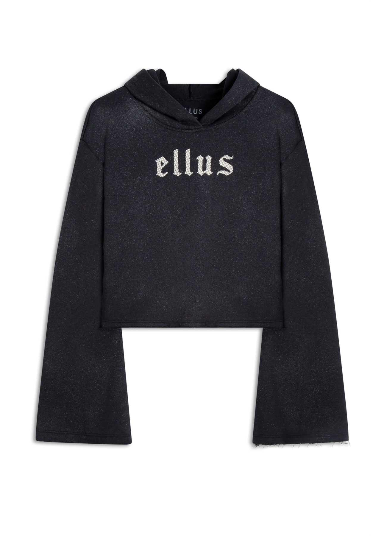 Moletom Ellus Gothic Glitter Preto