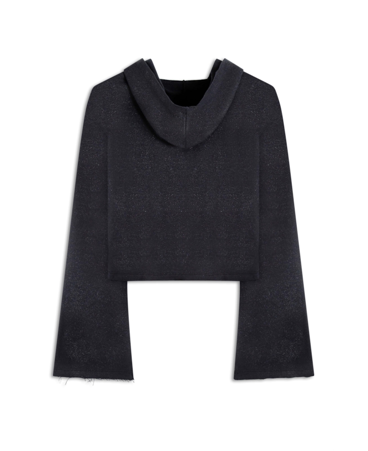 Moletom Ellus Gothic Glitter Preto