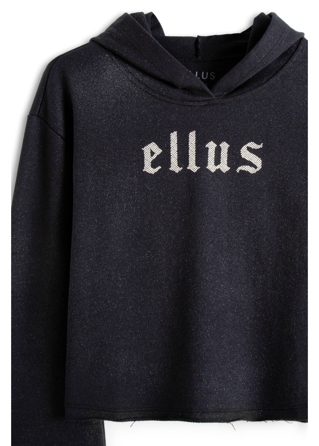 Moletom Ellus Gothic Glitter Preto