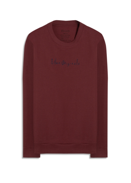 Moletom Ellus Originals Careca Bordeaux