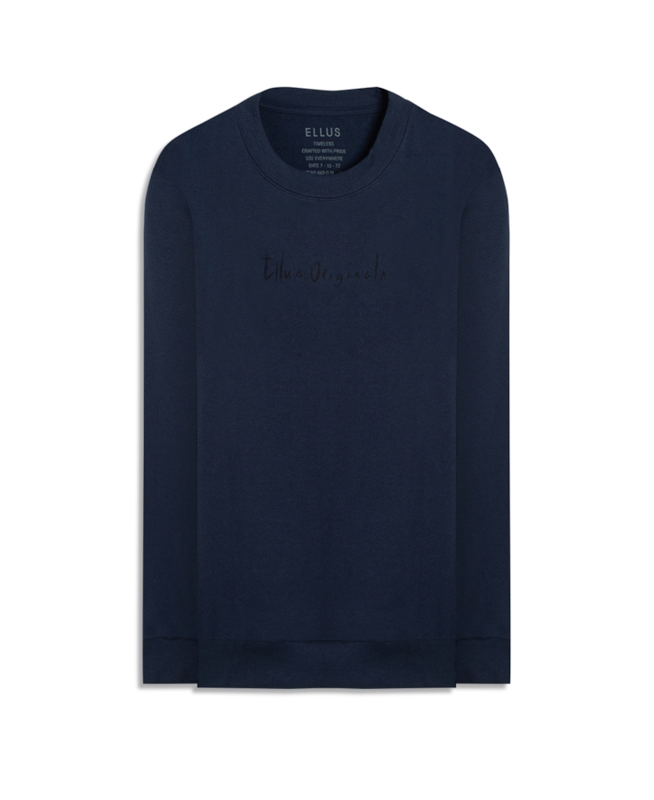 Moletom Ellus Originals Careca Dark Navy