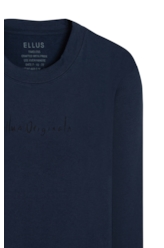 Moletom Ellus Originals Careca Dark Navy