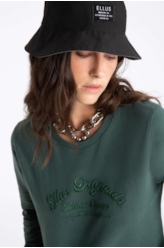 Moletom Ellus Originals Embroidery Verde Escuro