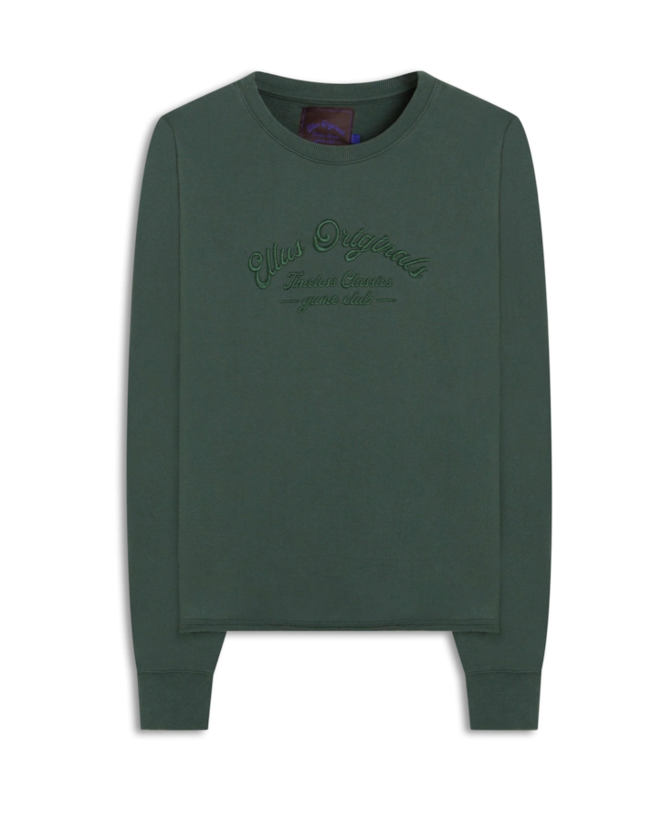 Moletom Ellus Originals Embroidery Verde Escuro