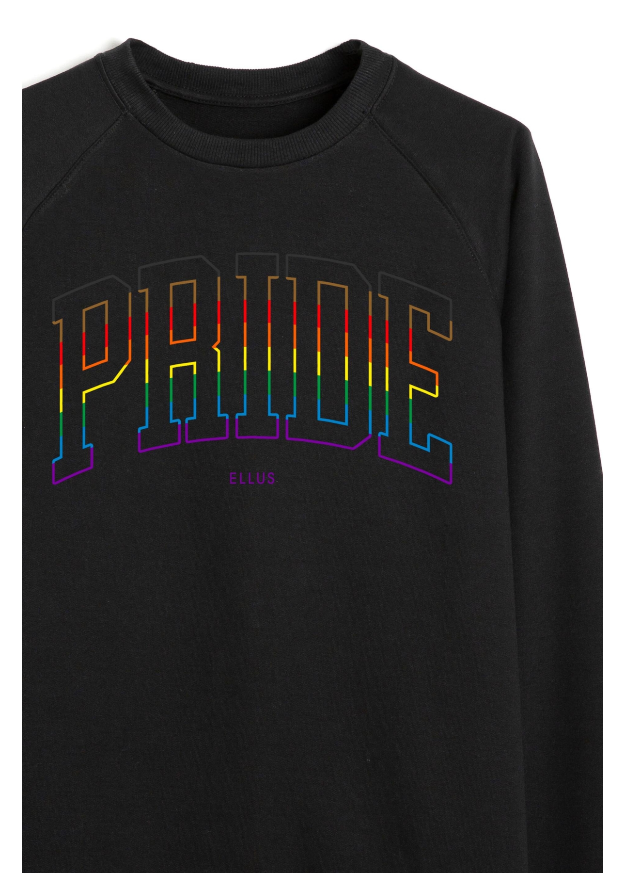 Moletom Ellus Pride Raglan Preto - Main Image