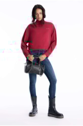 Moletom Ellus Turtleneck Vermelho