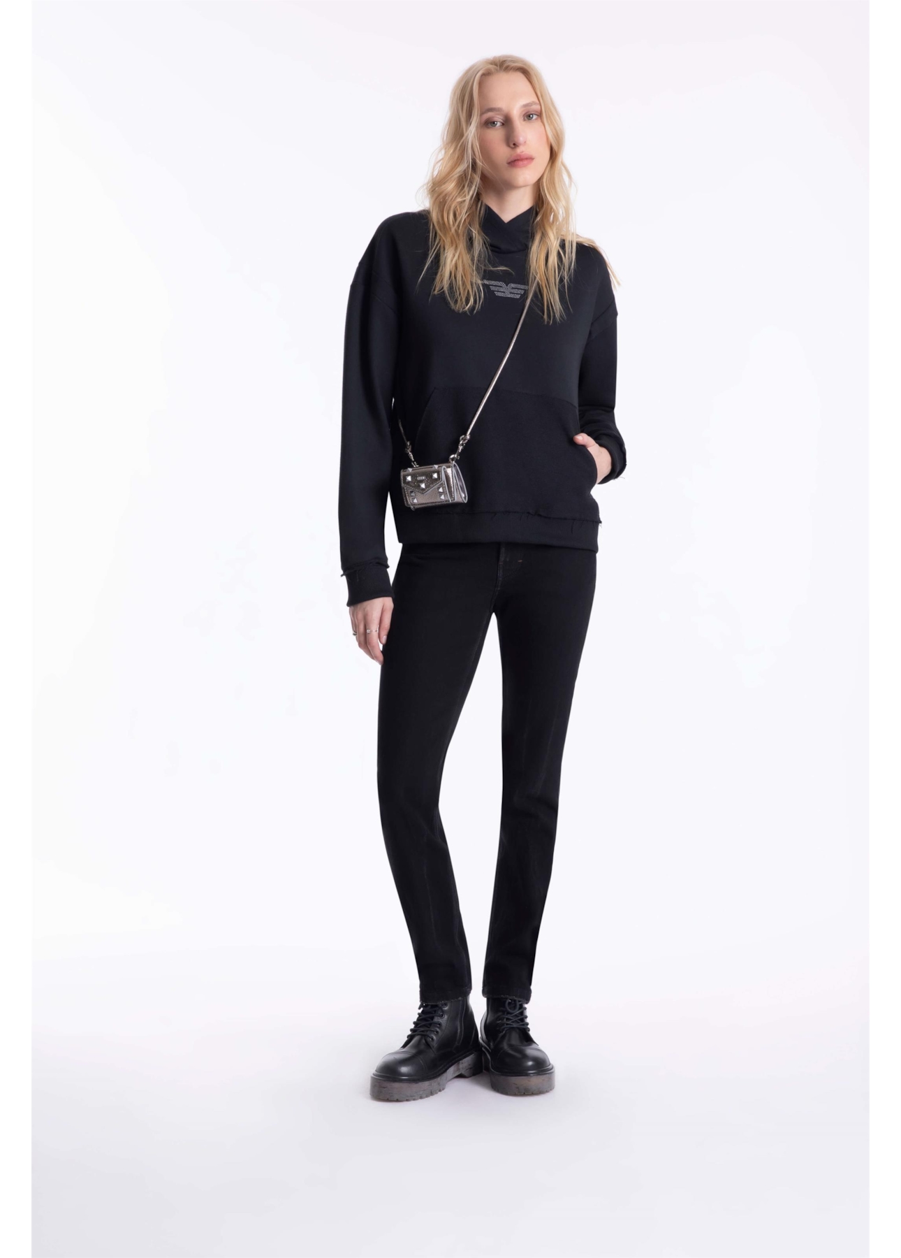 Moletom Ellus Velvet Easa Preto