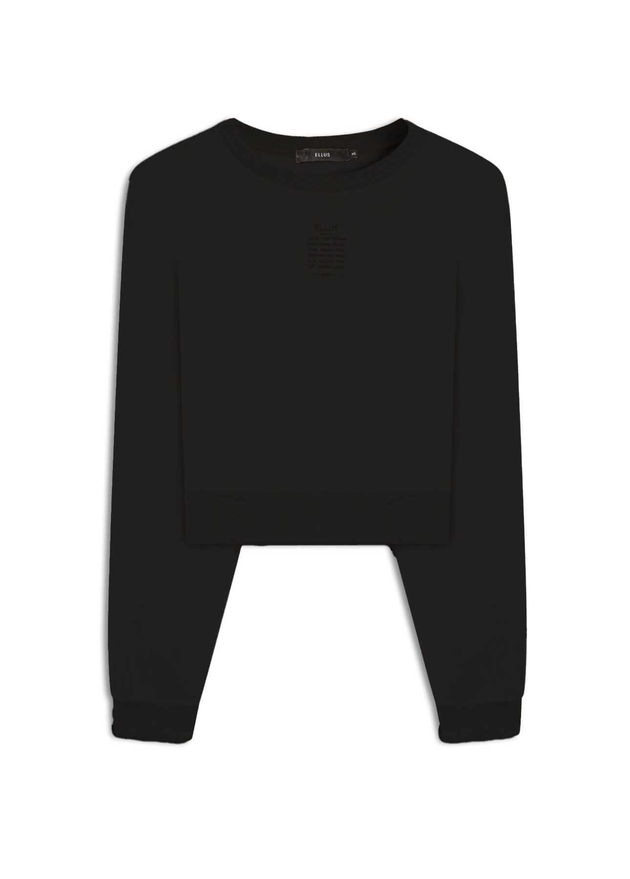 Moletom Felpado Minimal Preto